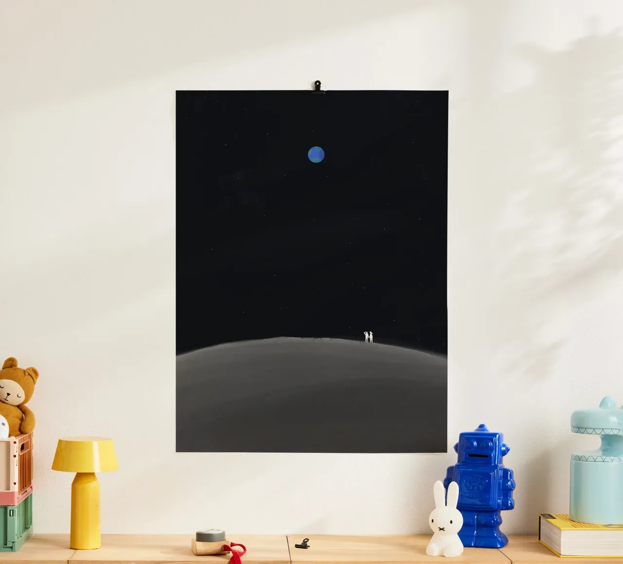 Ti amo fino alla luna carta hahnemühle da Little Dean