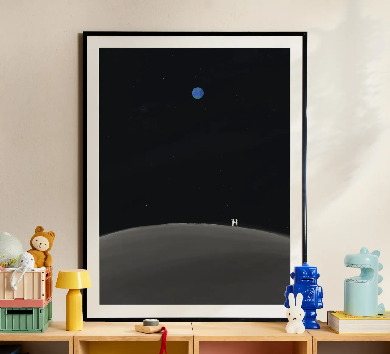 Ti amo fino alla luna carta hahnemühle da Little Dean