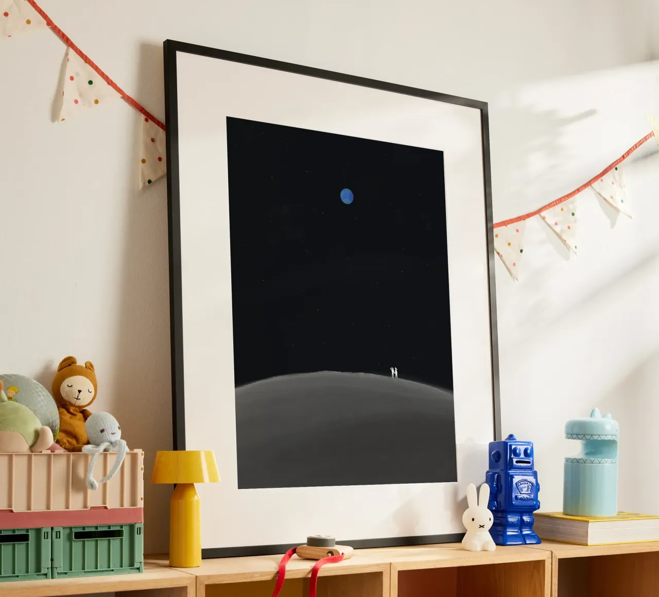 Ti amo fino alla luna carta hahnemühle da Little Dean