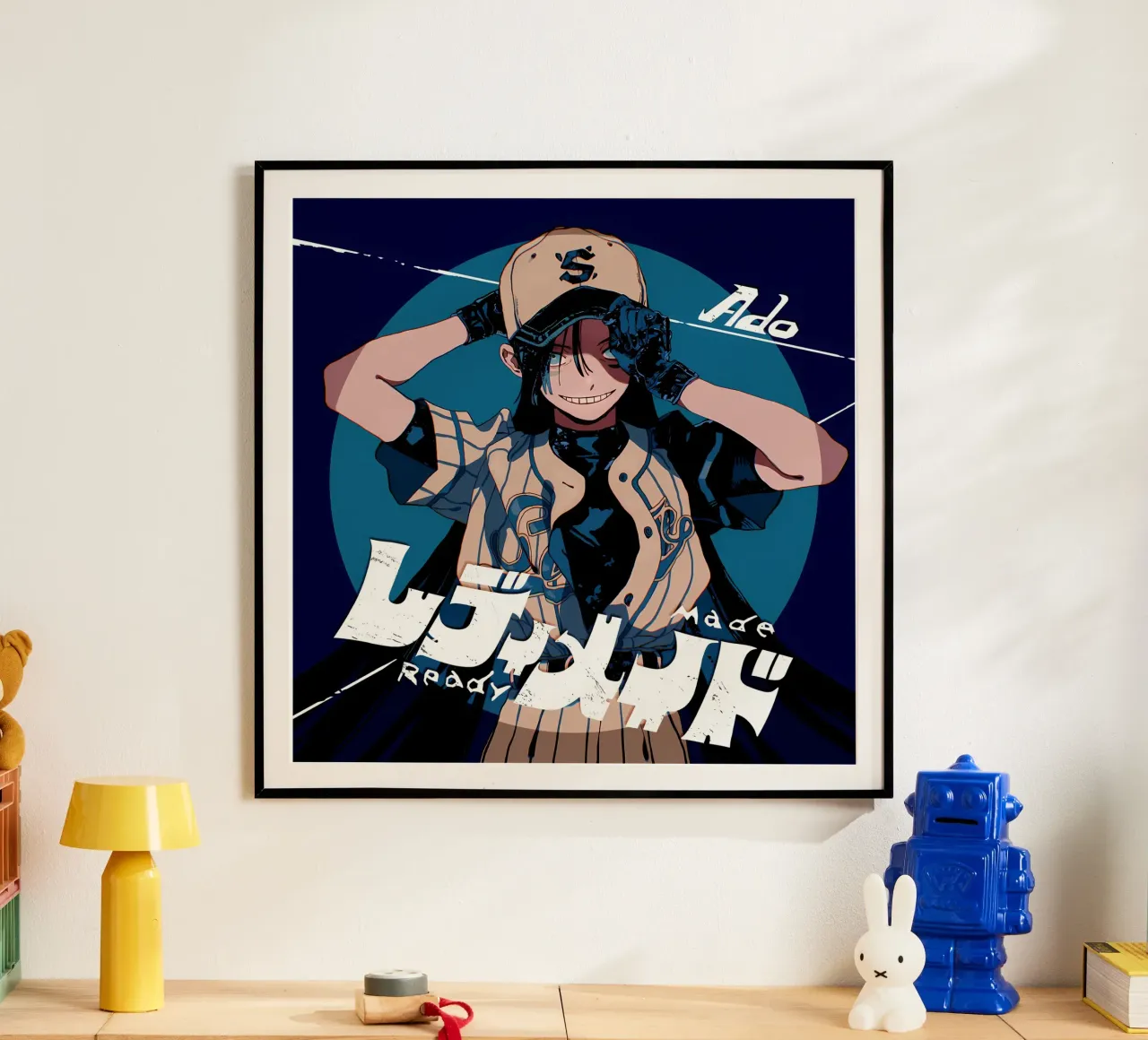 Ado Readymade poster con telaio in alluminio da ManondeShop