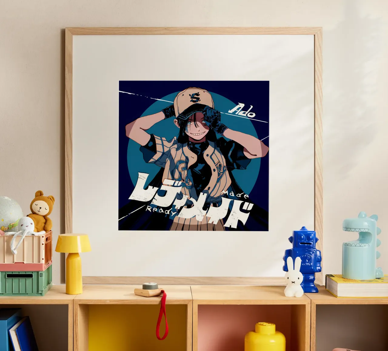 Ado Readymade poster con telaio in alluminio da ManondeShop