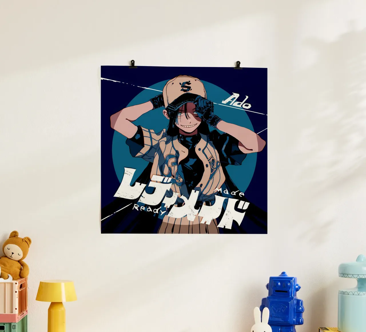 Ado Readymade poster con telaio in alluminio da ManondeShop