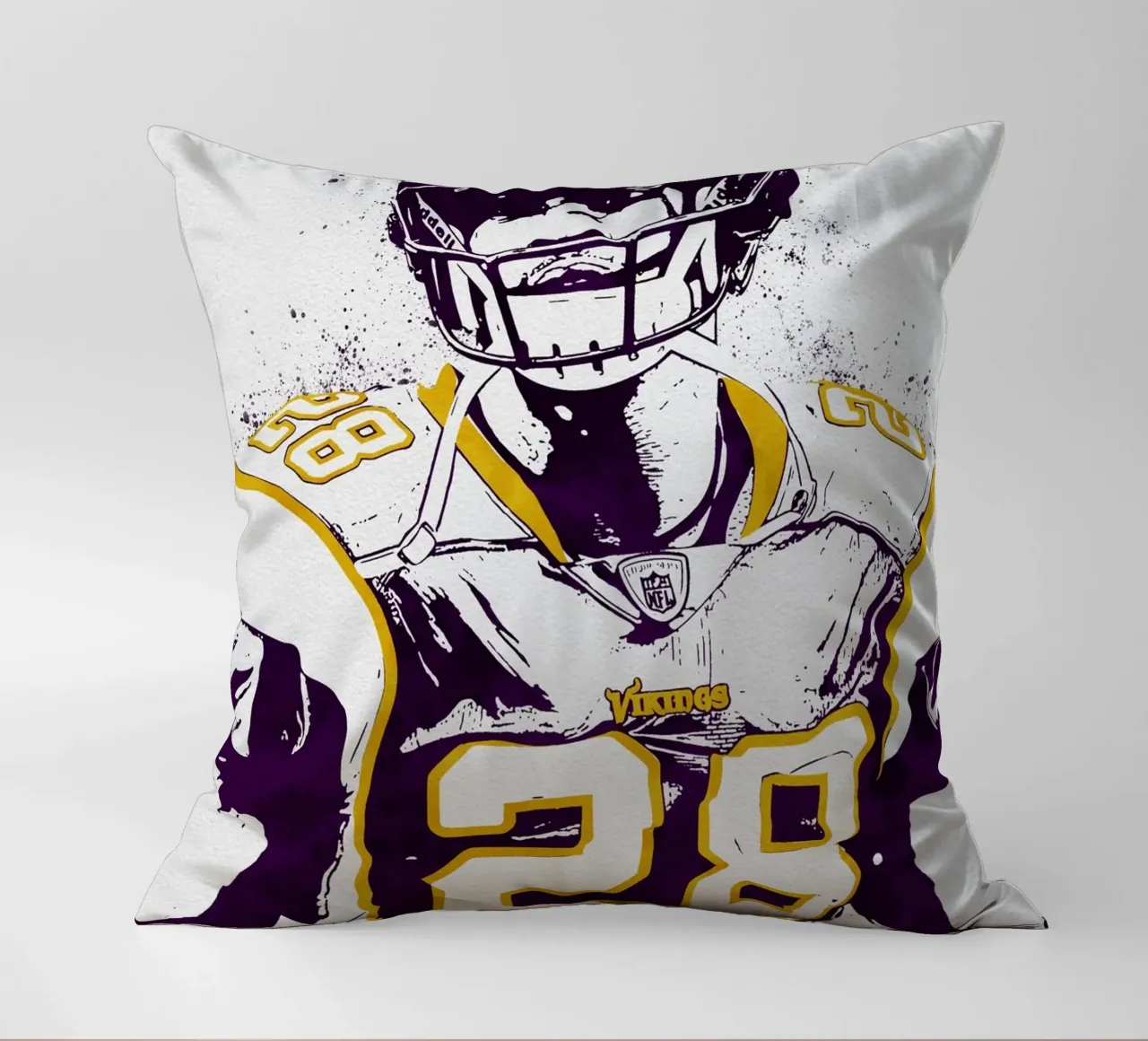 Adrian Peterson Minnesota Vikings cuscino da tenten
