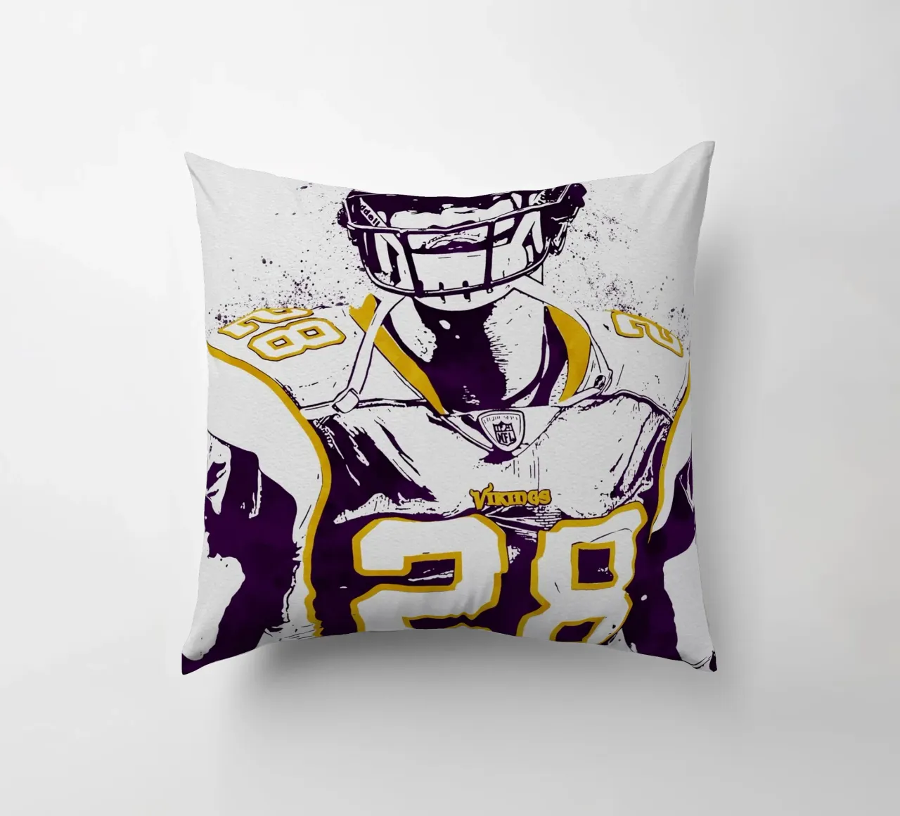 Adrian Peterson Minnesota Vikings cuscino da tenten