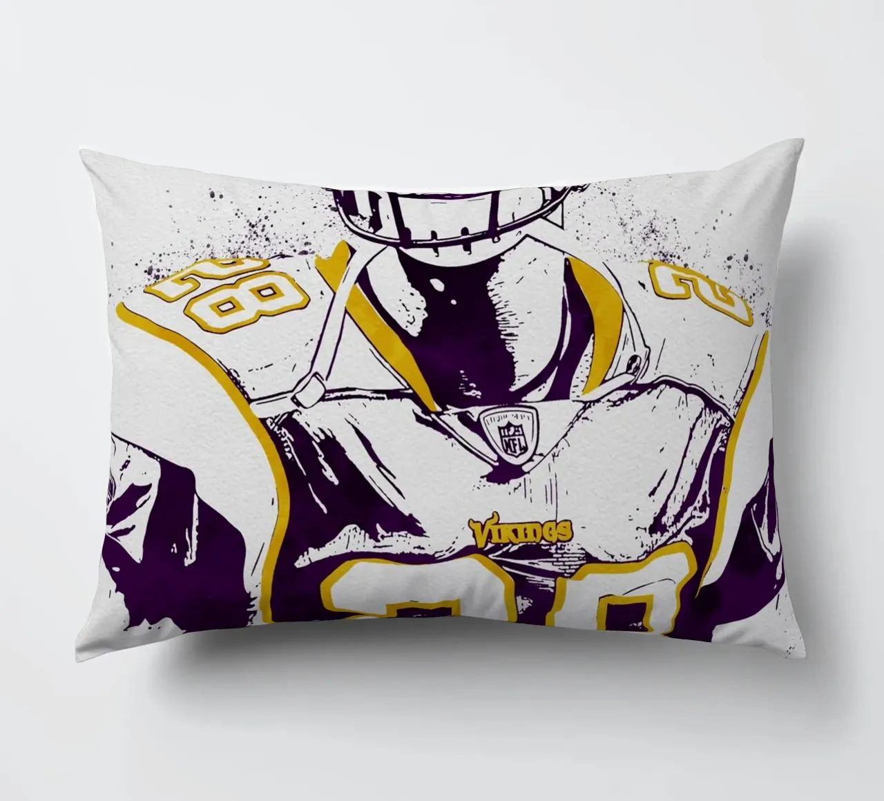 Adrian Peterson Minnesota Vikings cuscino da tenten