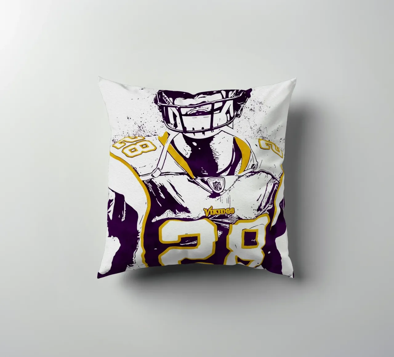 Adrian Peterson Minnesota Vikings cuscino da tenten
