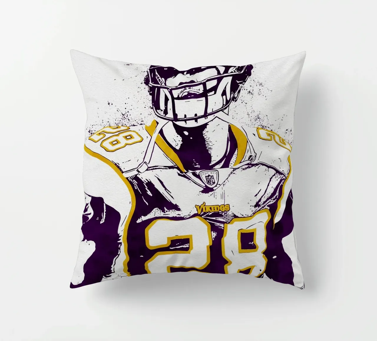 Adrian Peterson Minnesota Vikings cuscino da tenten