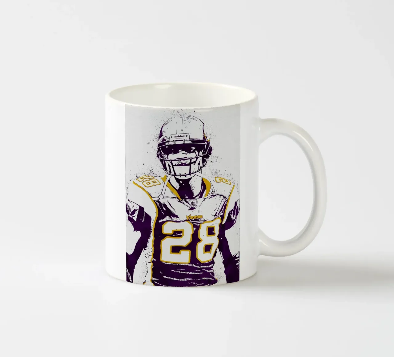 Adrian Peterson Minnesota Vikings tazza in ceramica da tenten