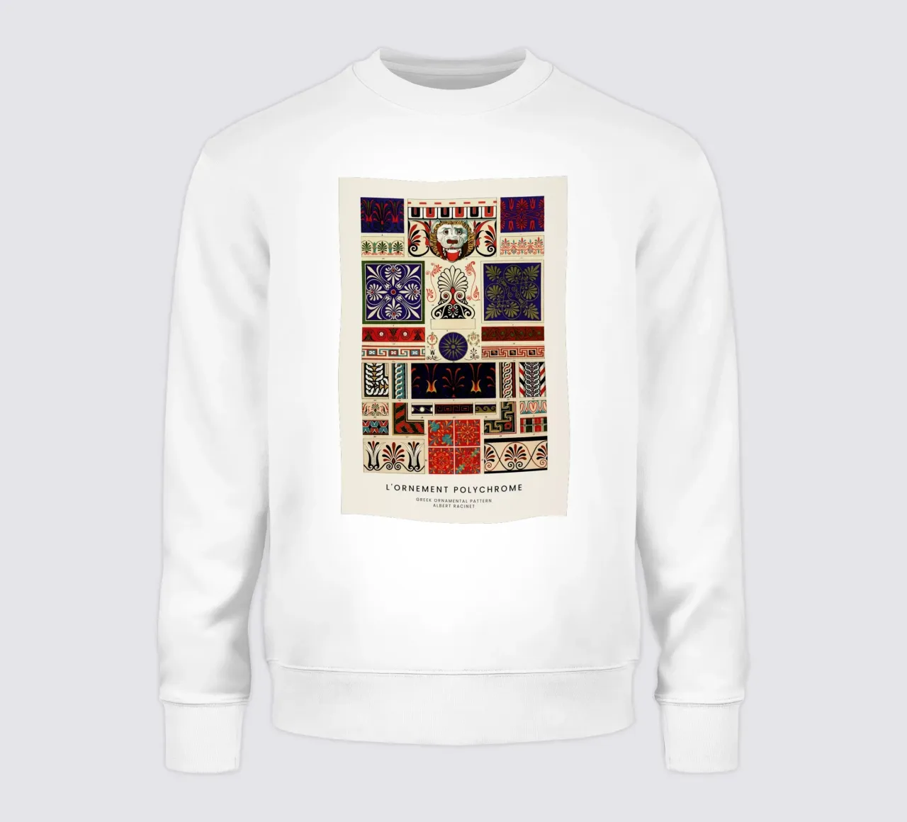 Racinet -  Greek Ornamental Pattern II felpa da Vintage by JUNIQE