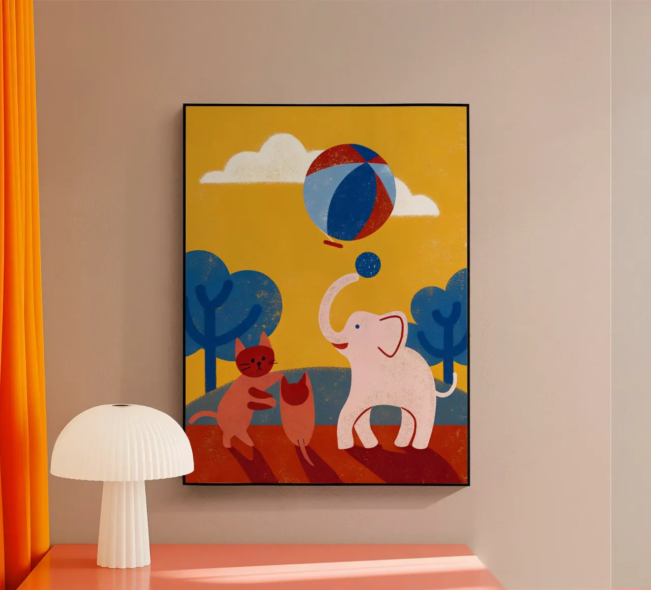 Elefante e gatto plexiglass da THE LATEST SHOP