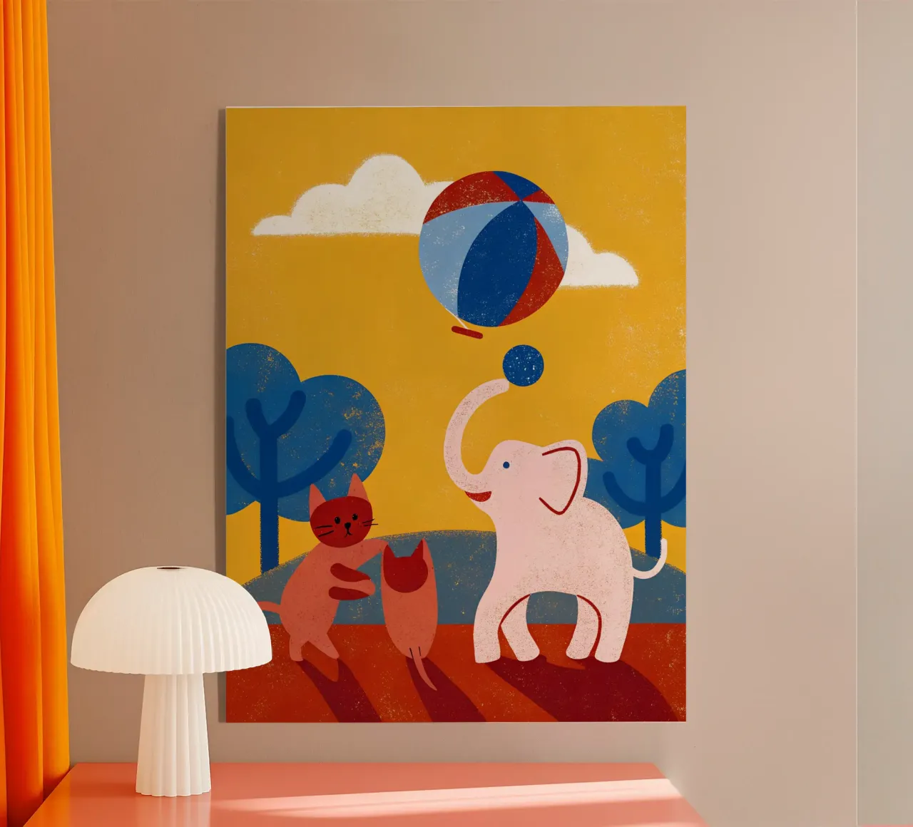 Elefante e gatto plexiglass da THE LATEST SHOP