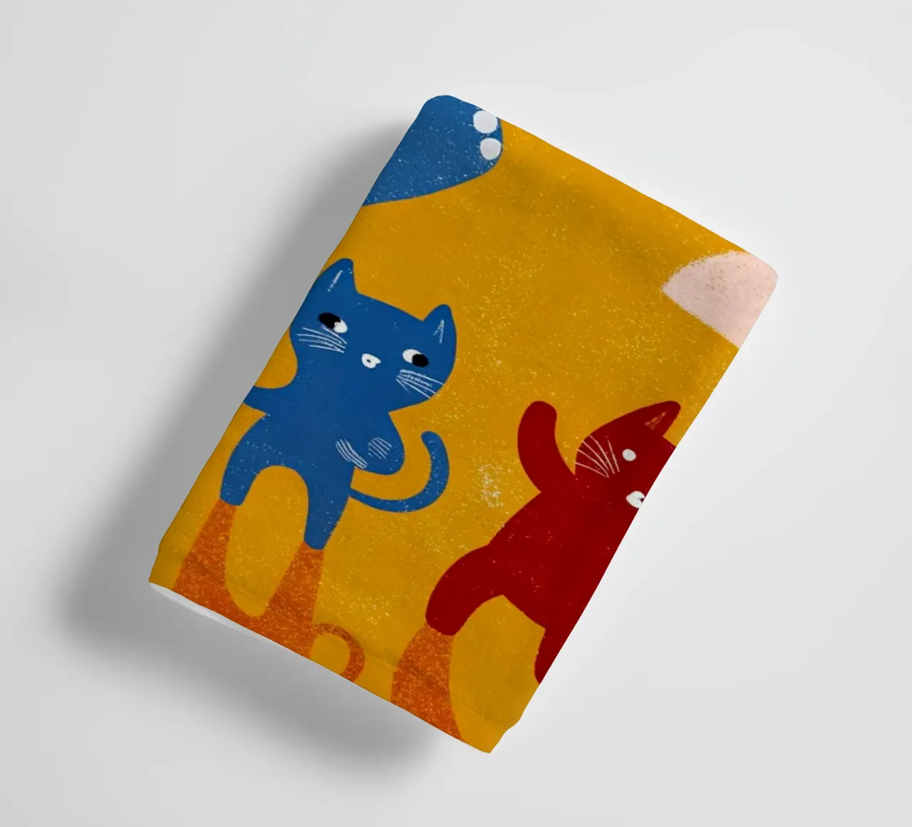 Elephant and Cat towel by THE LATEST SHOP