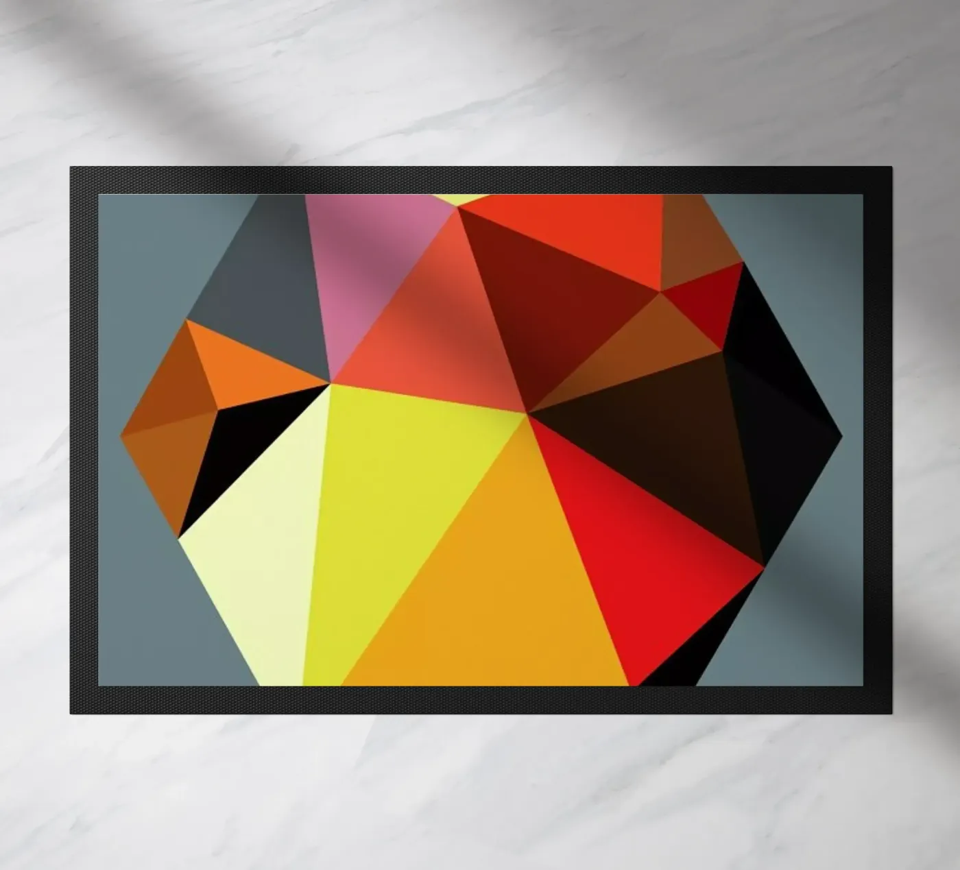 Hex 5 doormat by Three Of The Possessed