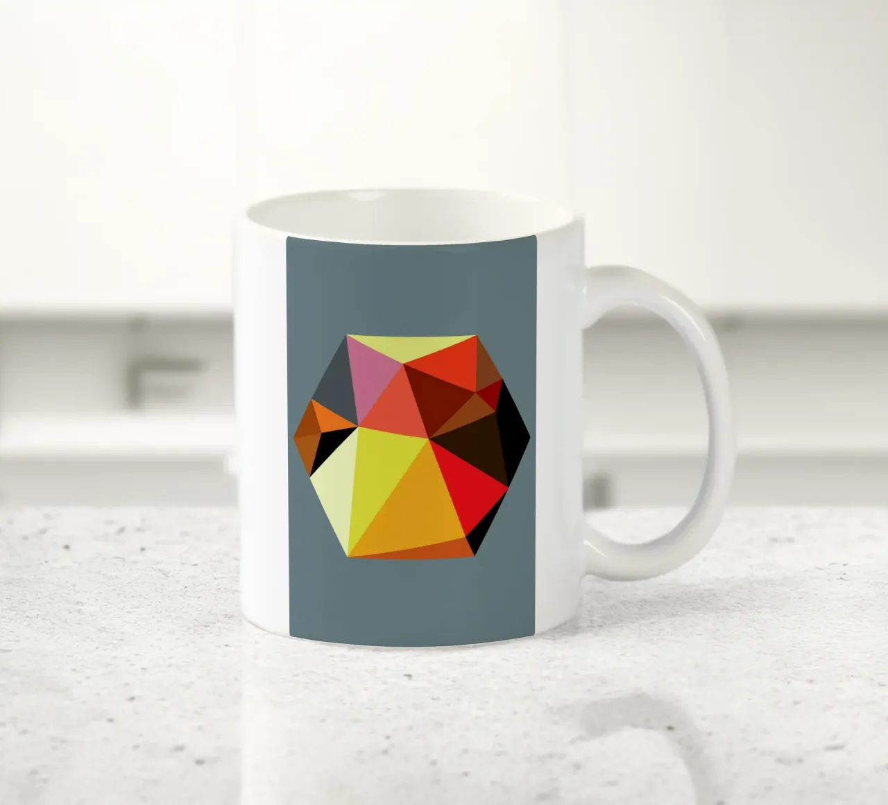 Hex 5 ceramic mug by Three Of The Possessed