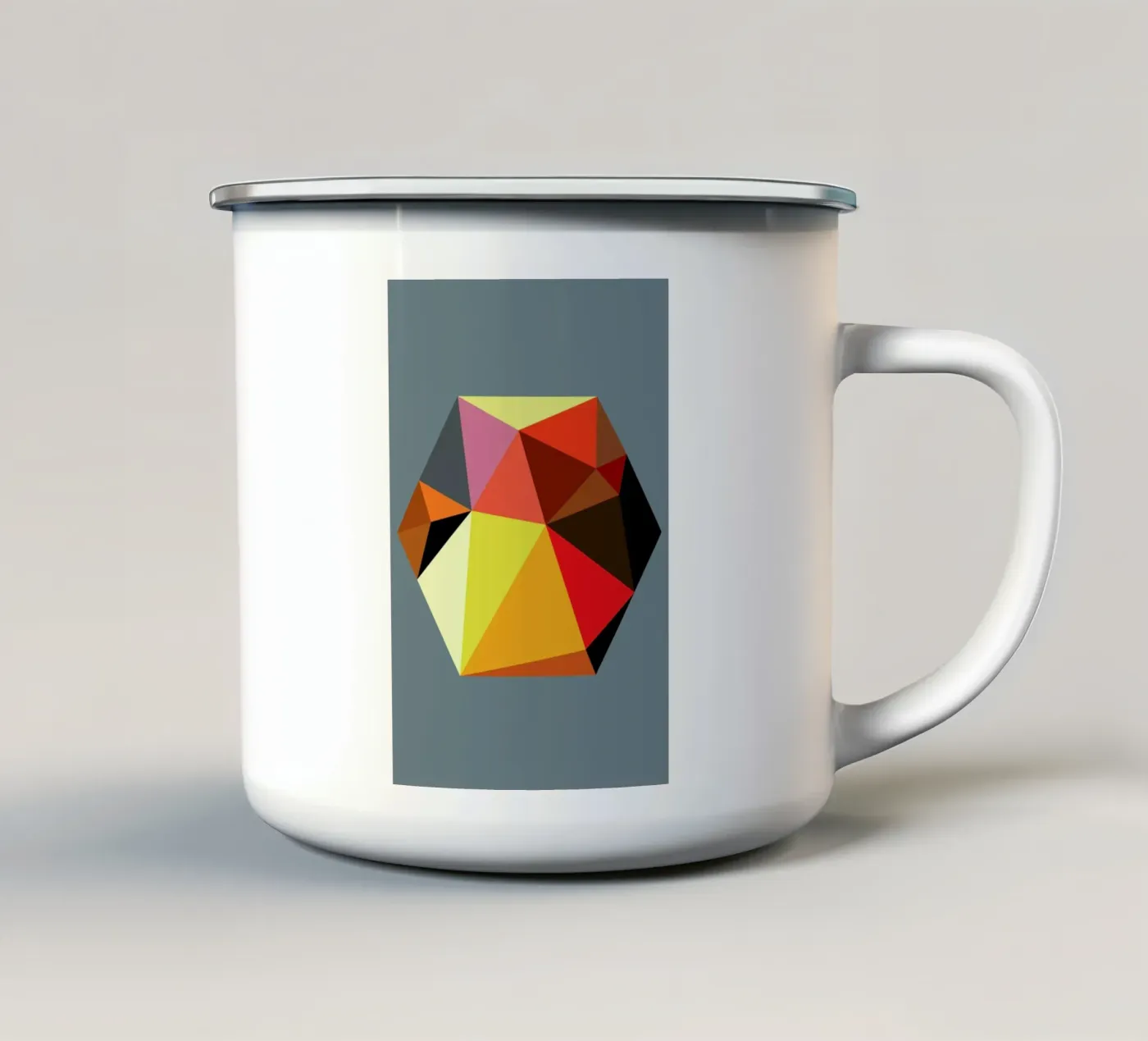 Hex 5 enamel mug by Three Of The Possessed