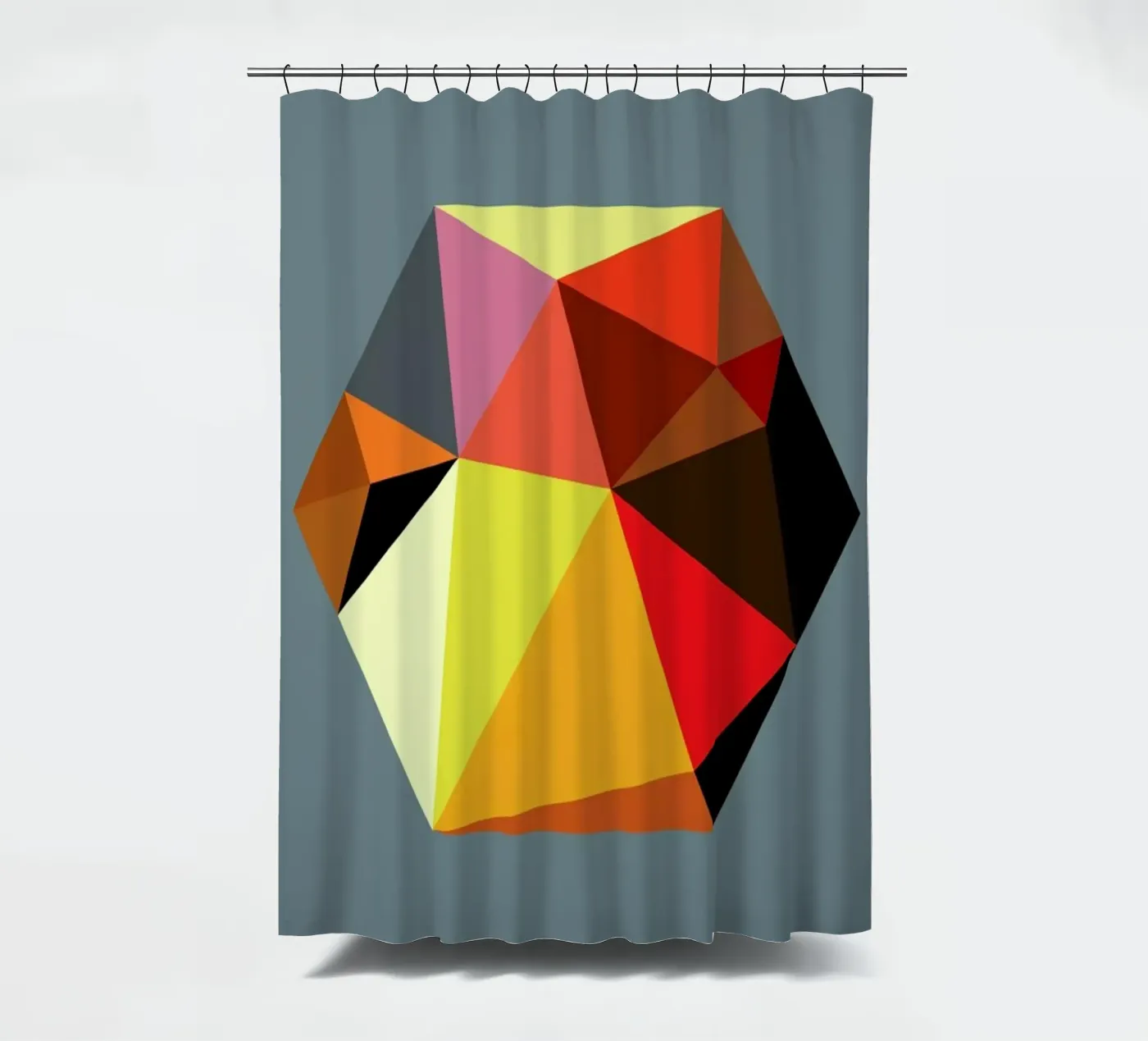 Hex 5 Duschvorhang von Three Of The Possessed