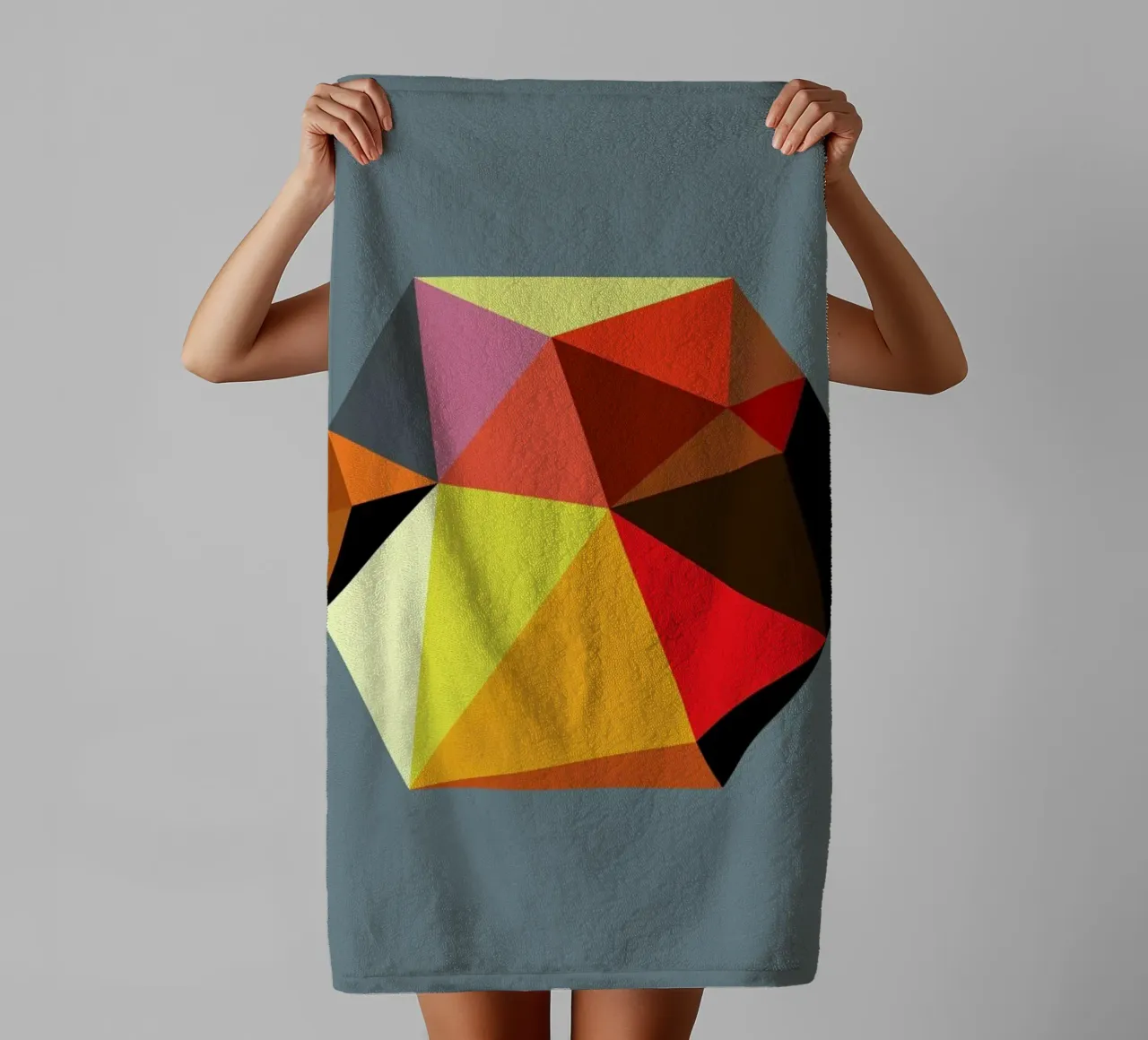 Hex 5 towel by Three Of The Possessed