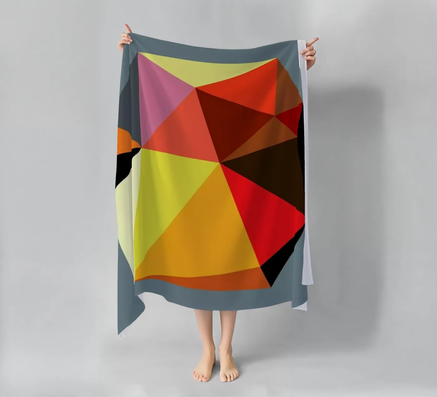 Hex 5 beach towel by Three Of The Possessed