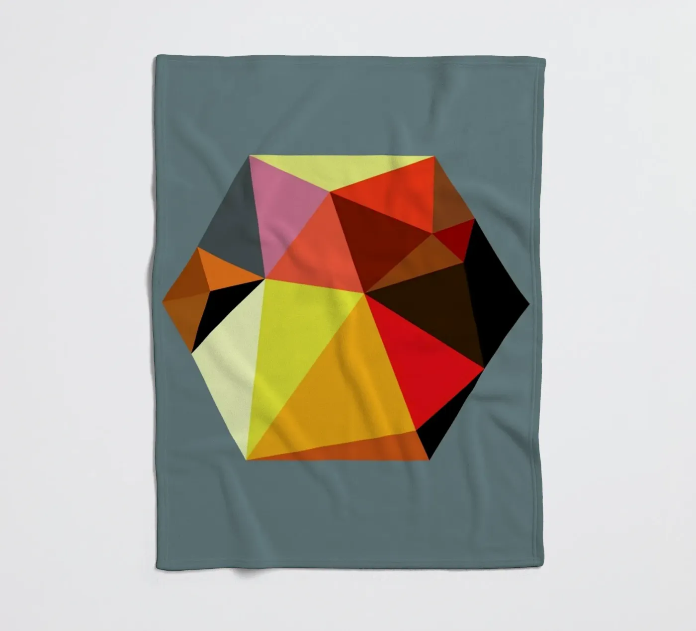 Hex 5 fleece blanket by Three Of The Possessed