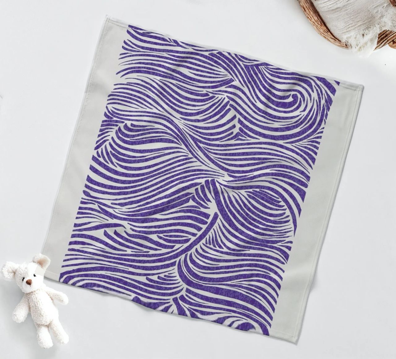 Waves Very Peri coperta in pile da Pure
