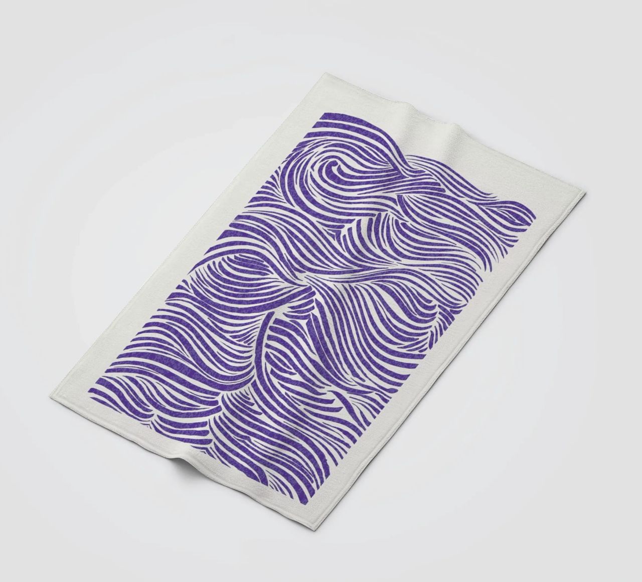 Waves Very Peri coperta in pile da Pure