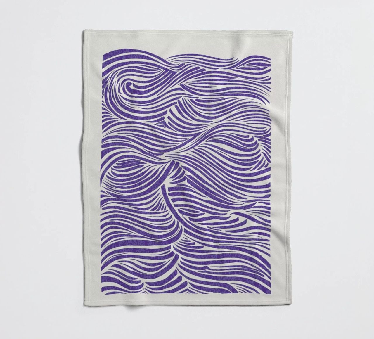 Waves Very Peri coperta in pile da Pure