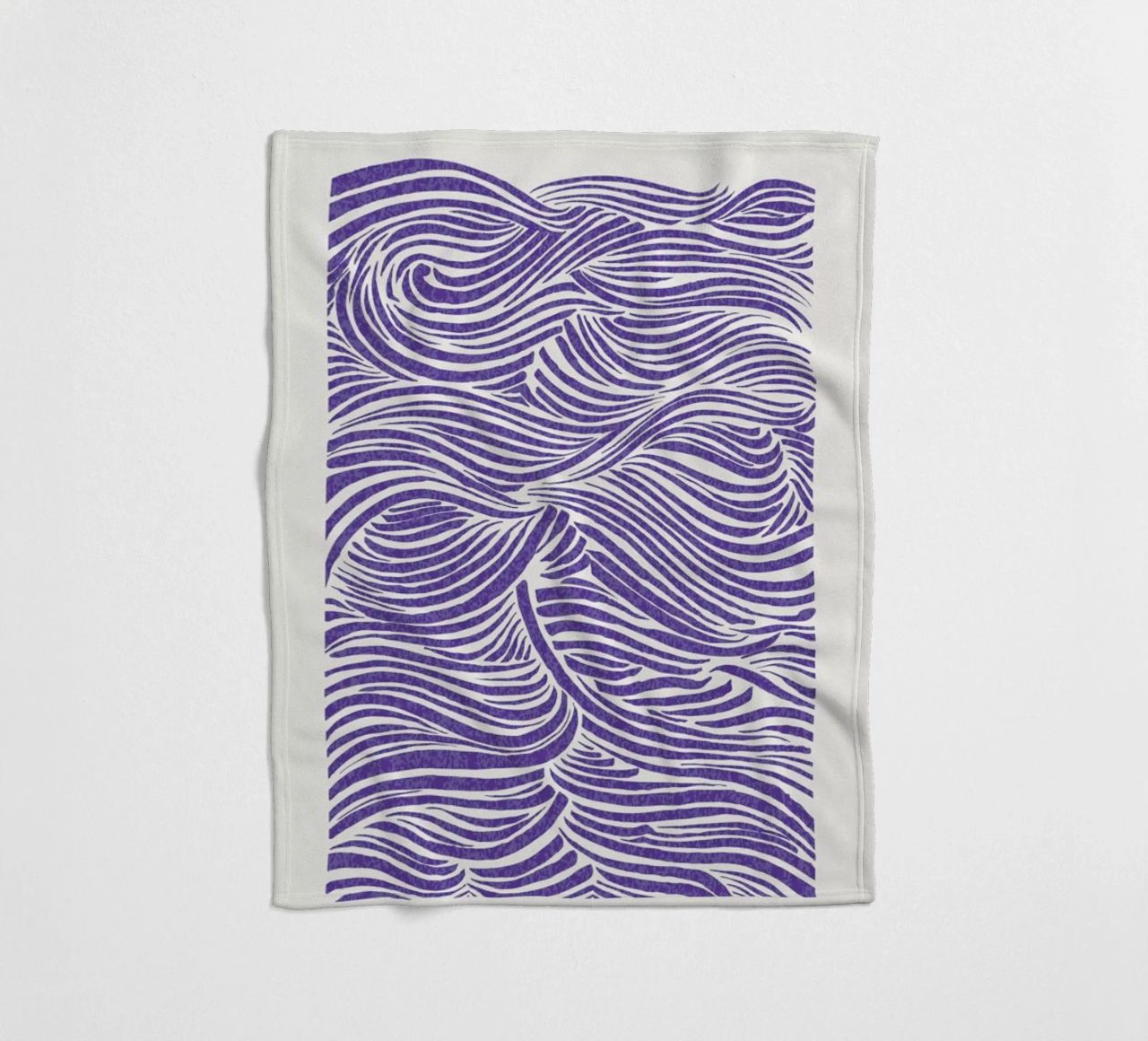 Waves Very Peri coperta in pile da Pure