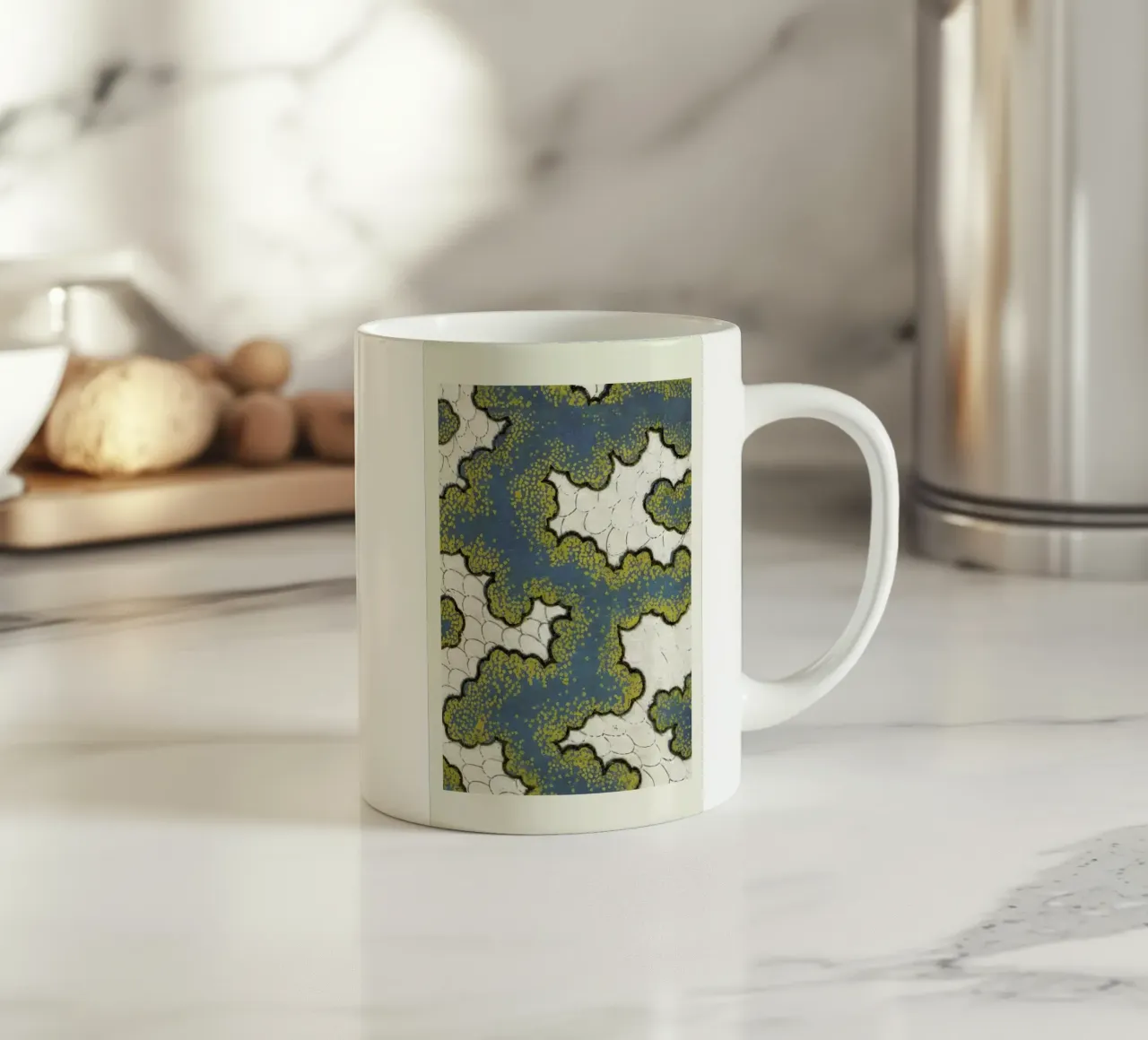 Shin-Bijutsukai - Pattern mug en céramique de Vintage by JUNIQE