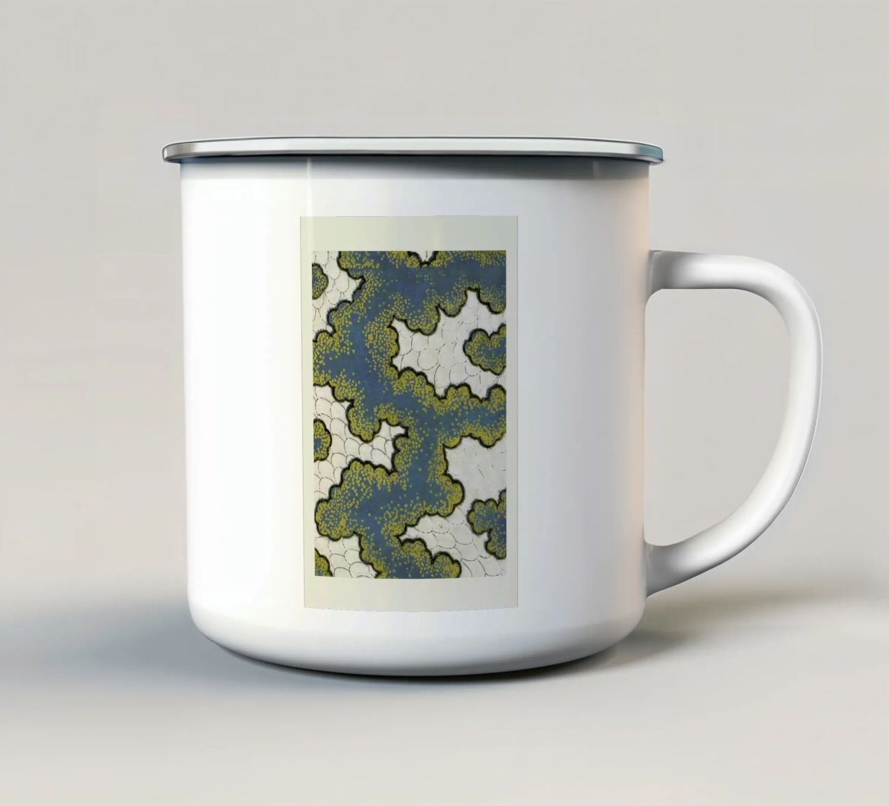 Shin-Bijutsukai - Pattern tazza in smalto da Vintage by JUNIQE