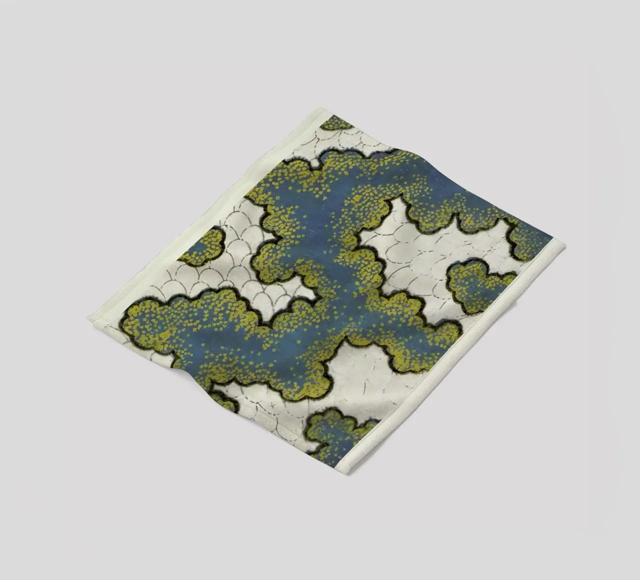 Shin-Bijutsukai - Pattern Fleecedecke von Vintage by JUNIQE