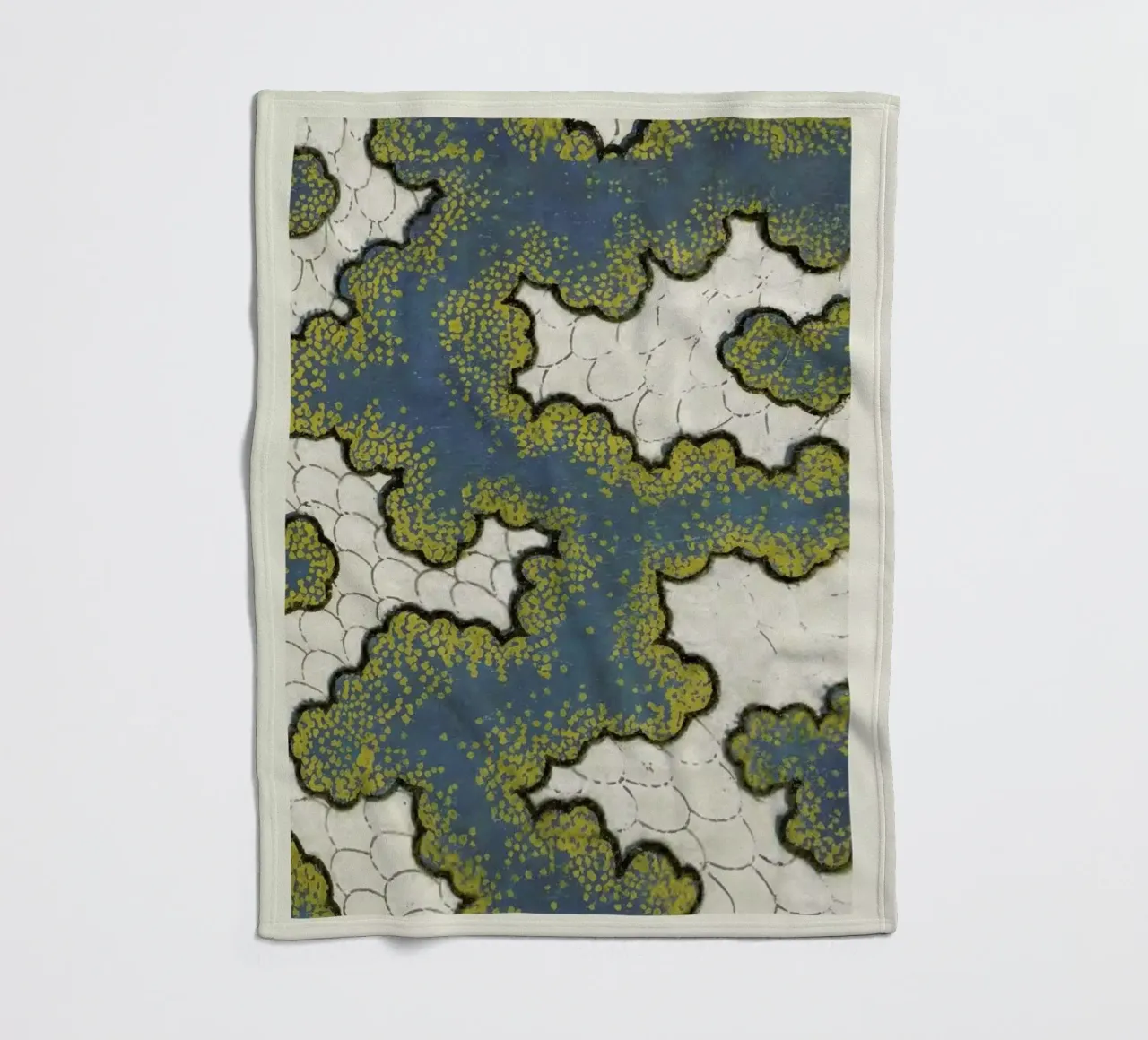 Shin-Bijutsukai - Pattern Fleecedecke von Vintage by JUNIQE