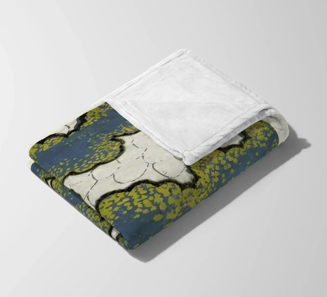 Shin-Bijutsukai - Pattern Fleecedecke von Vintage by JUNIQE