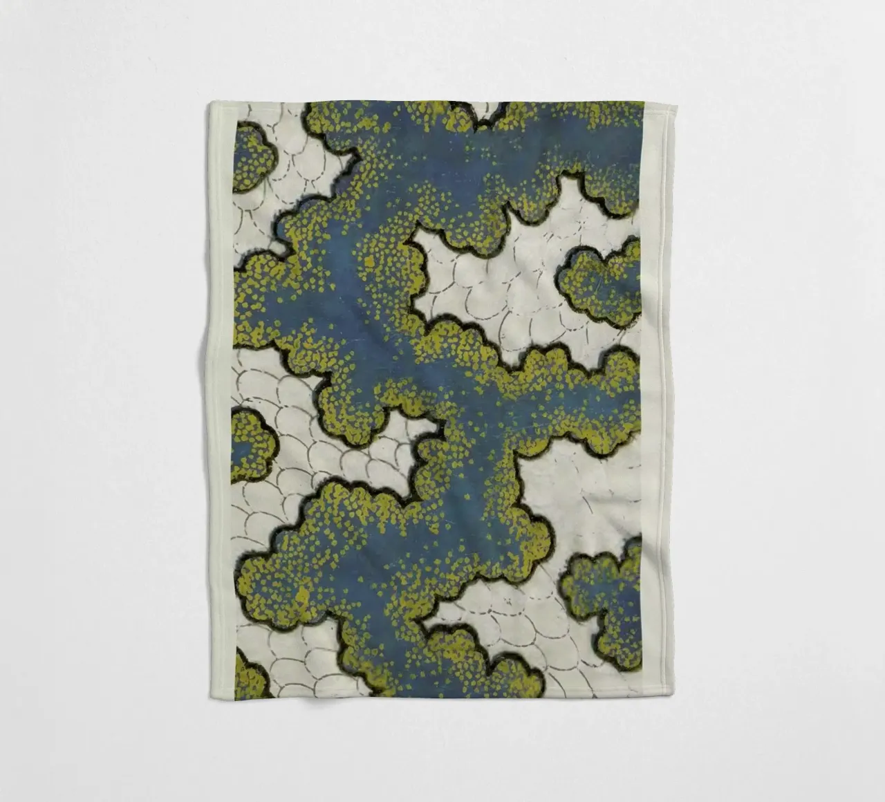 Shin-Bijutsukai - Pattern Fleecedecke von Vintage by JUNIQE