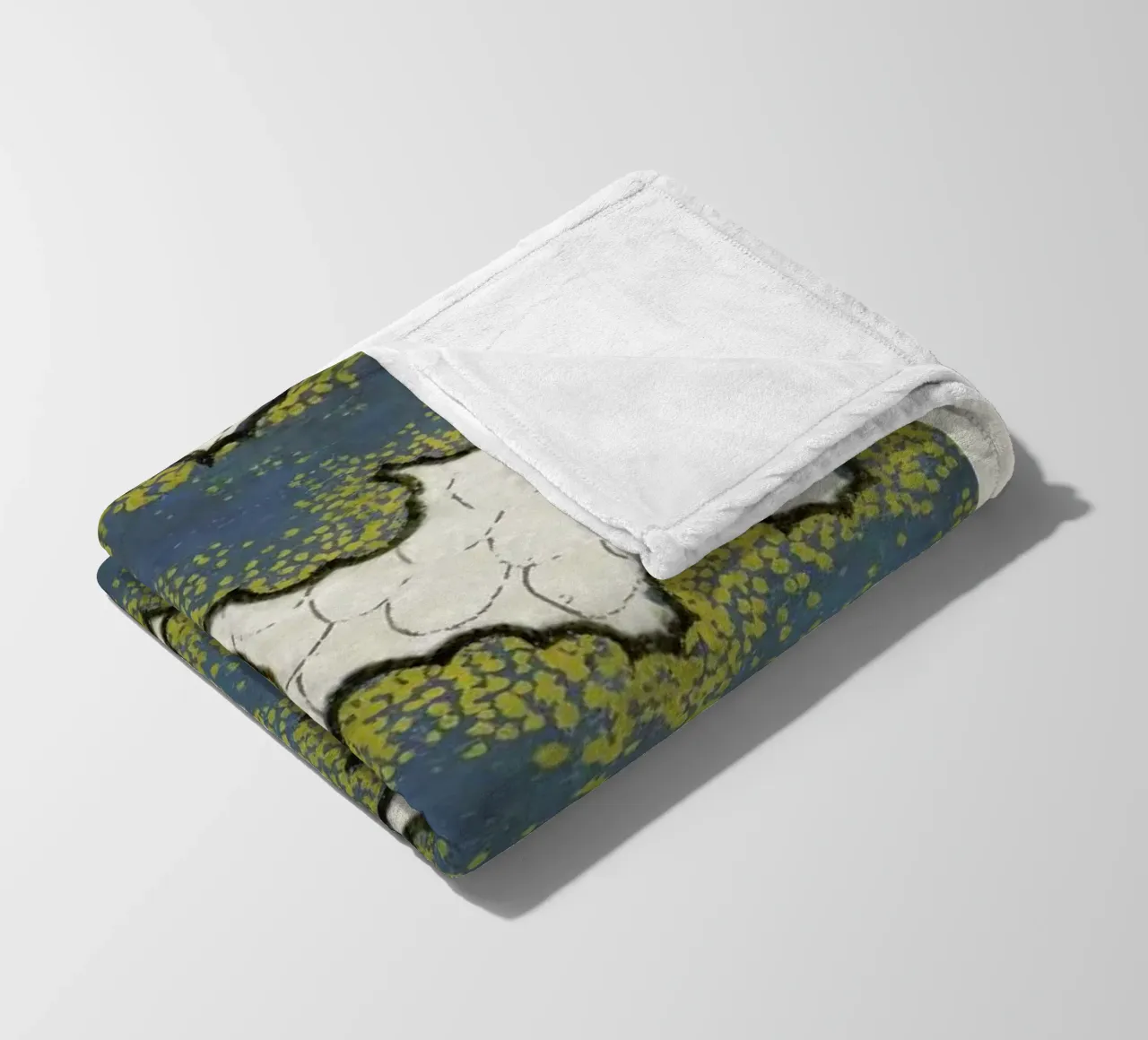 Shin-Bijutsukai - Pattern Fleecedecke von Vintage by JUNIQE