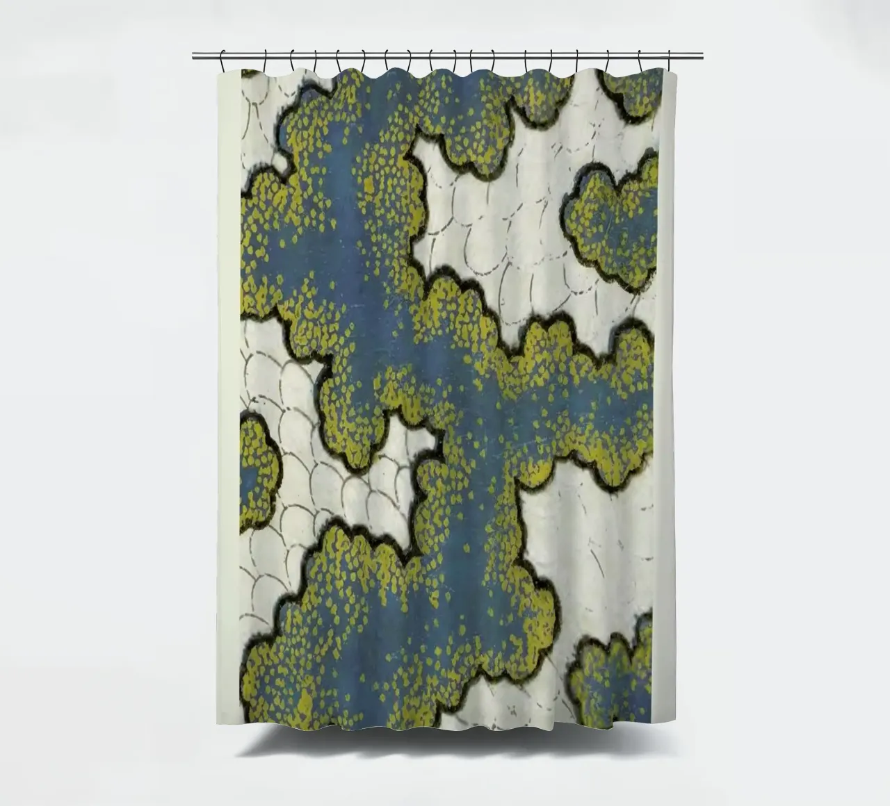 Shin-Bijutsukai - Pattern Duschvorhang von Vintage by JUNIQE