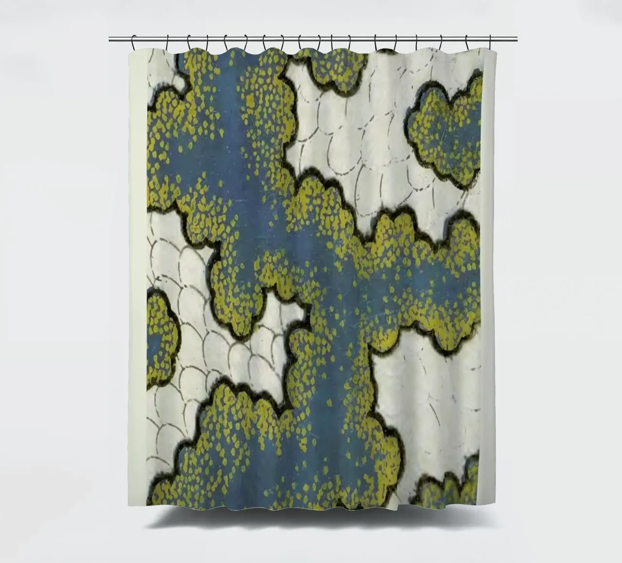 Shin-Bijutsukai - Pattern Duschvorhang von Vintage by JUNIQE