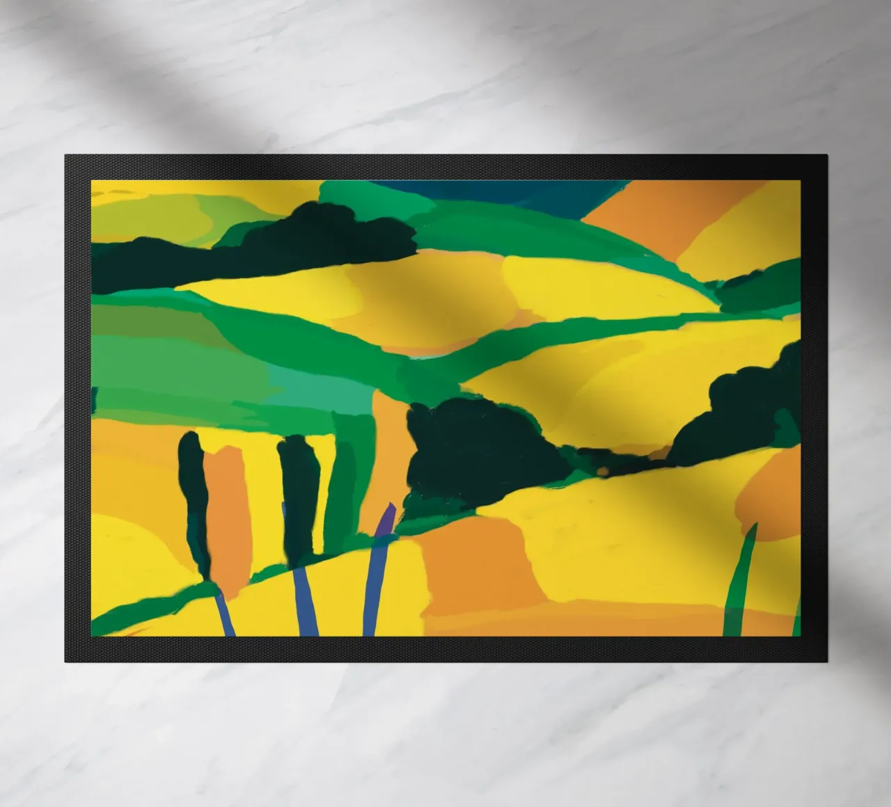 Colline jaune d'or paillasson de Little Dean