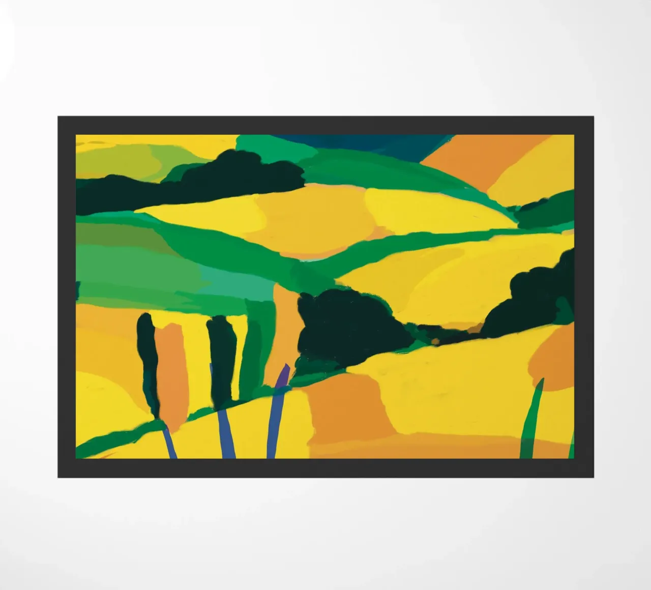 Colline jaune d'or paillasson de Little Dean