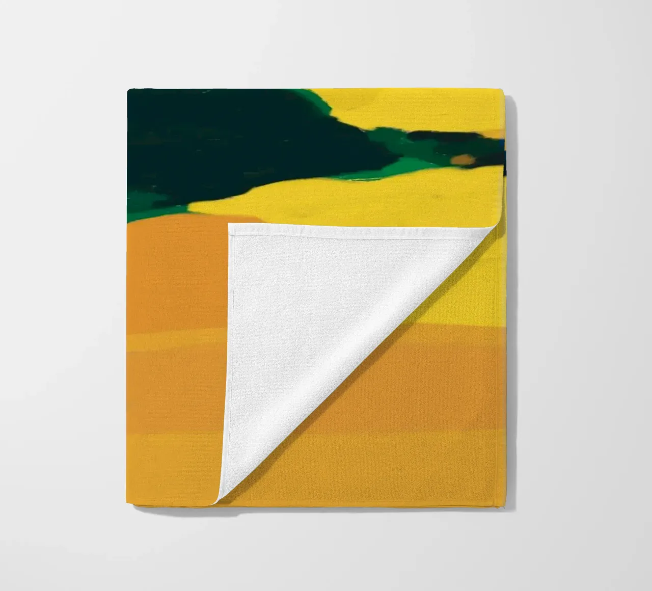 Colline jaune d'or serviette de plage de Little Dean