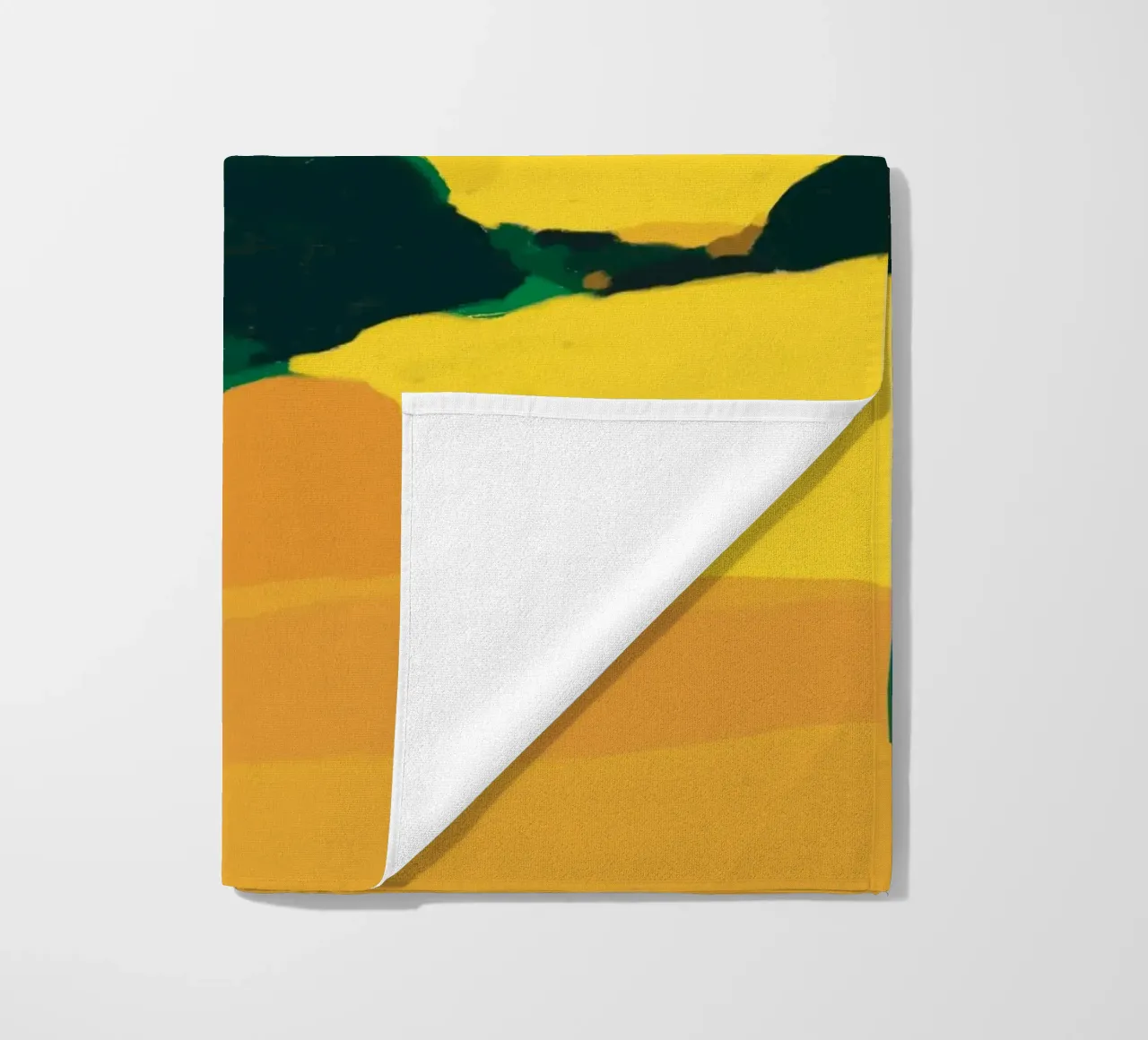 Colline jaune d'or serviette de plage de Little Dean