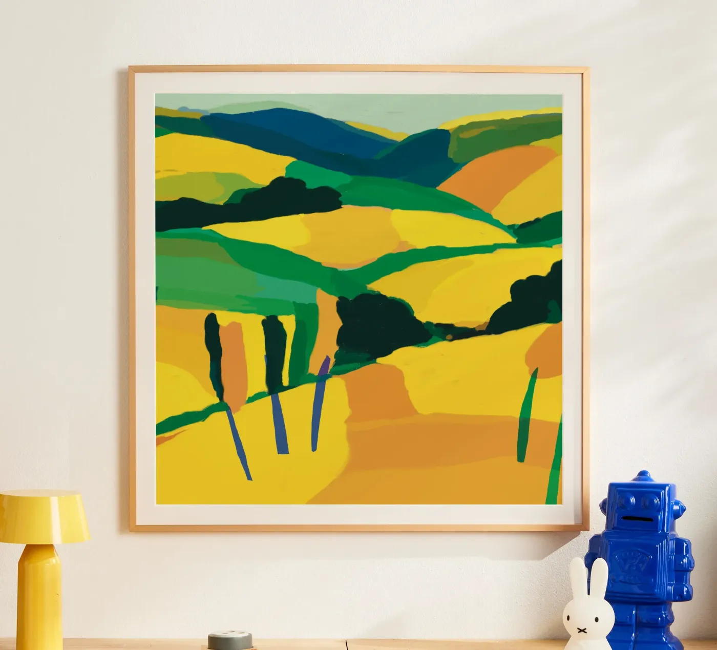 Collina gialla e dorata poster da Little Dean
