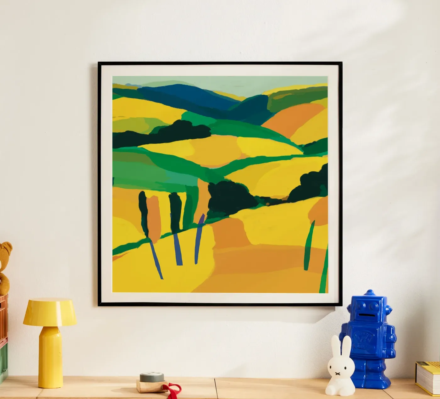 Collina gialla e dorata poster da Little Dean