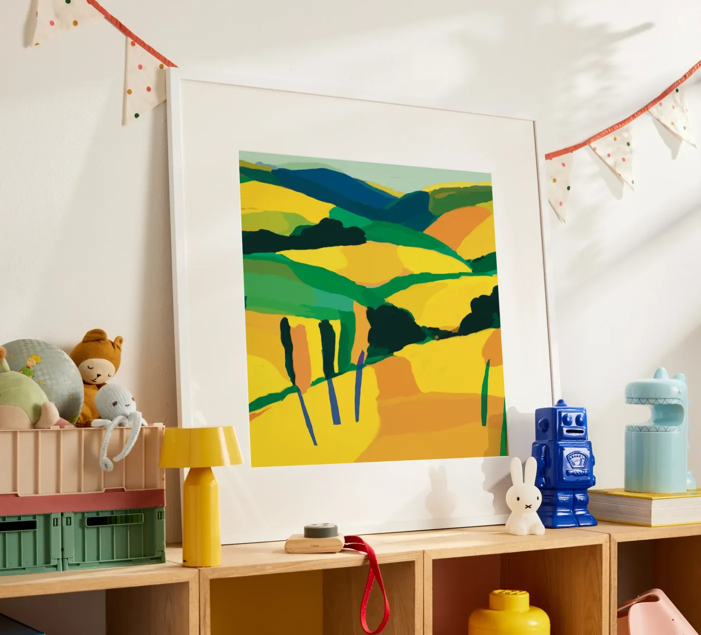 Collina gialla e dorata poster da Little Dean