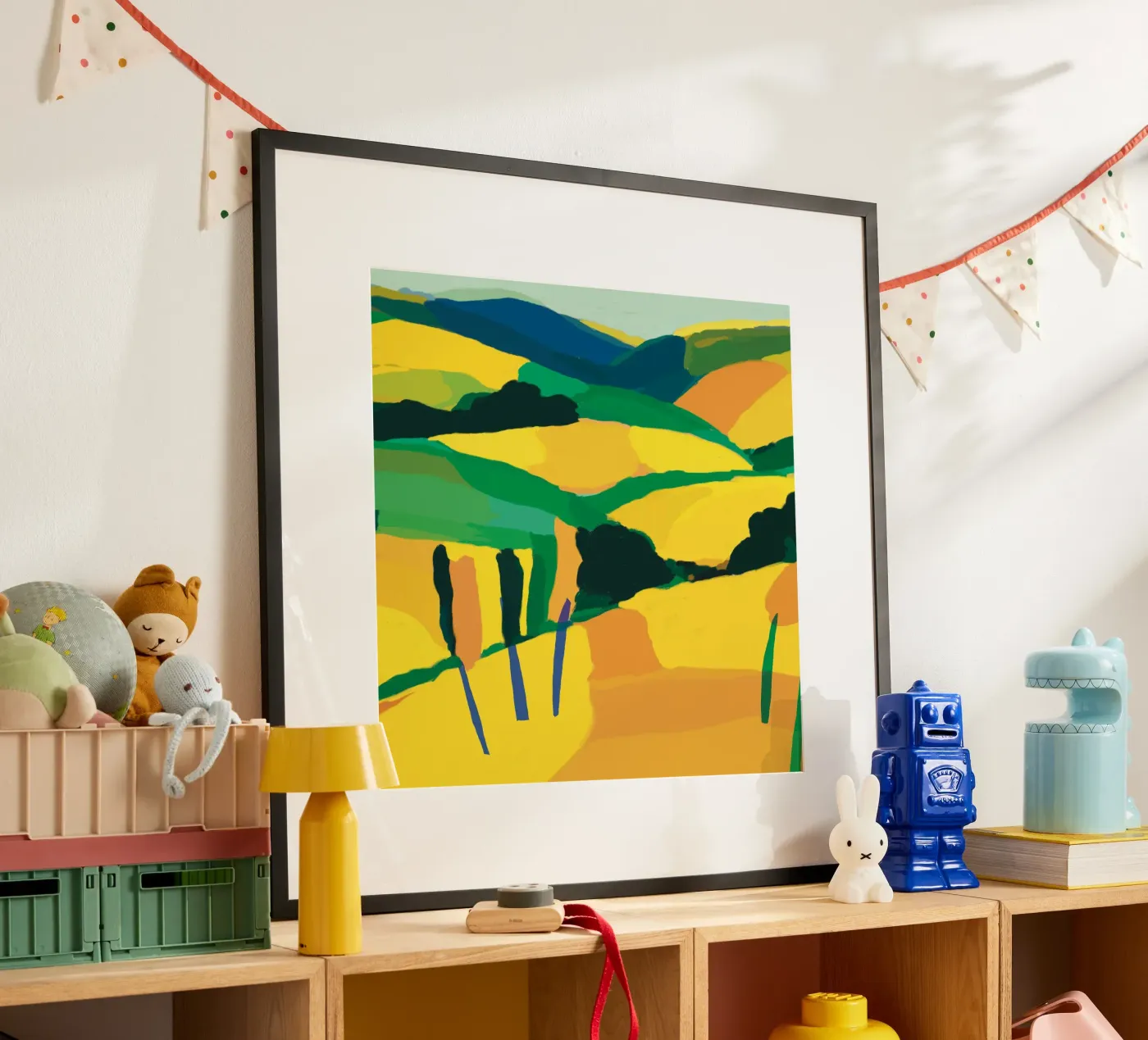 Collina gialla e dorata poster da Little Dean