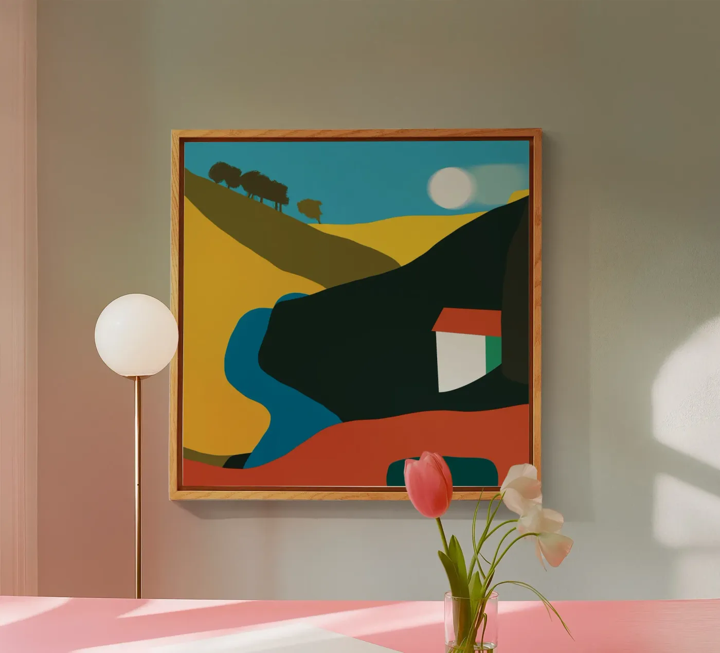 Run river Acryl-Glas von Little Dean