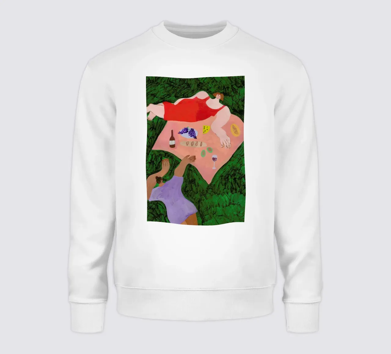 One More Picnic sweatshirt by Nudes and Croissants