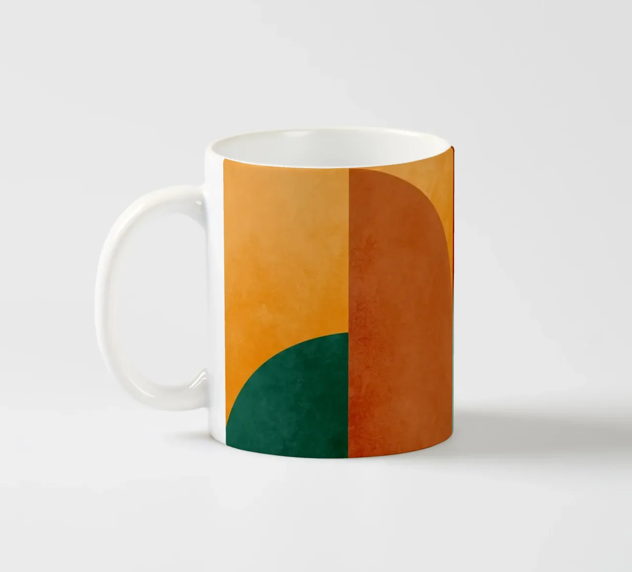 Mid Mod Geometry Sunburn tazza in ceramica da designdn
