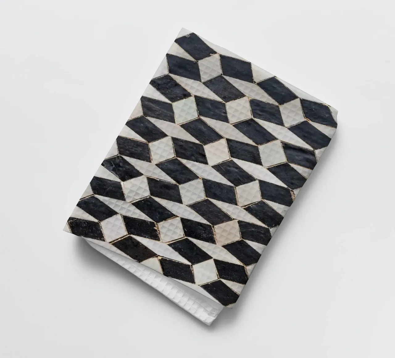 Moroccan tiles in black and white canovaccio da cucina da photolovers