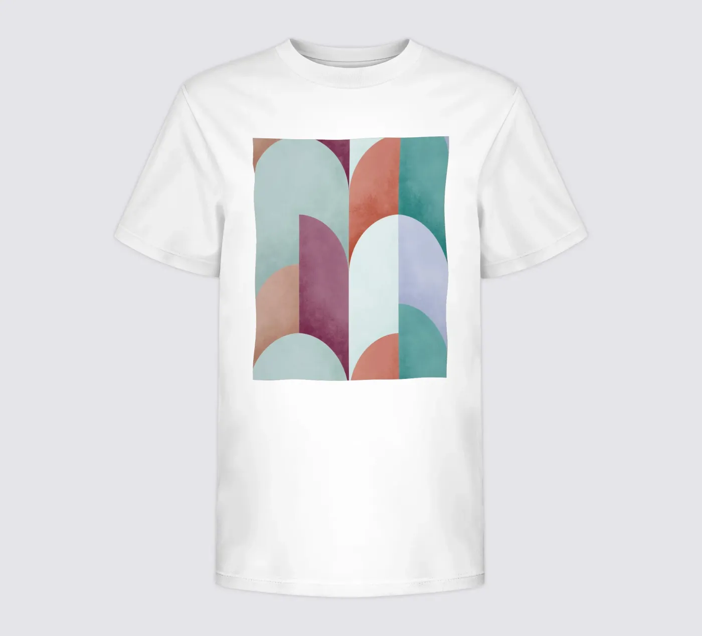 Mid Mod Geometry Sundown t-shirt bambini da DesigndN