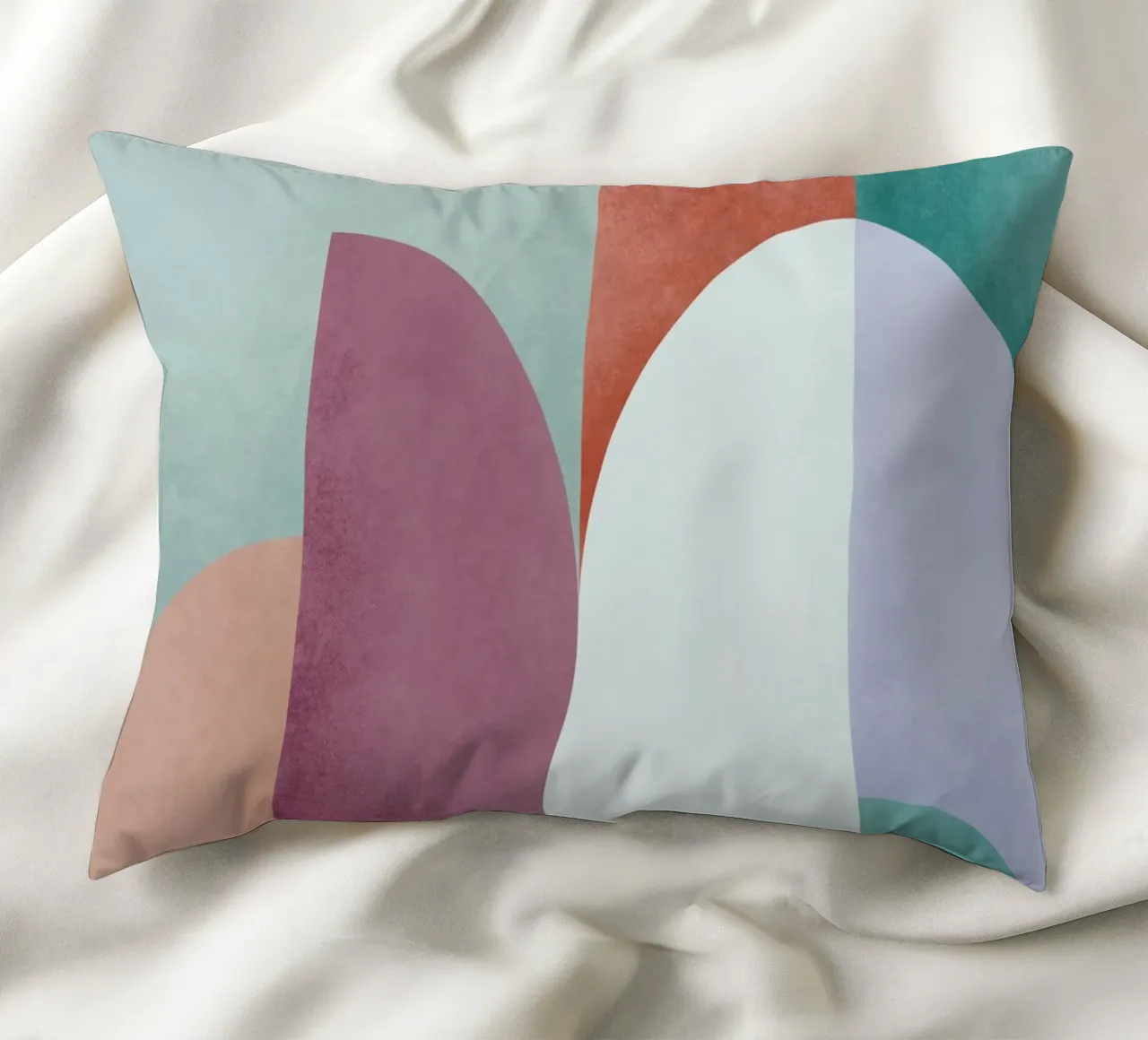 Mid Mod Geometry Sundown cuscino da designdn